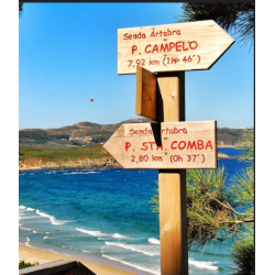 Ruta Ártabra, entre la Playa de Campelo y Ponzos.