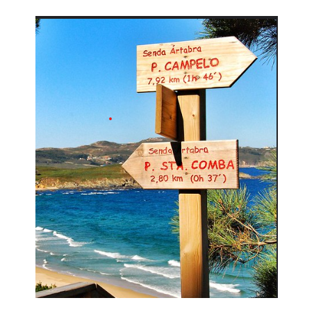 Ruta Ártabra, entre la Playa de Campelo y Ponzos.