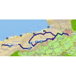 Ruta Ártabra, entre la Playa de Campelo y Ponzos.